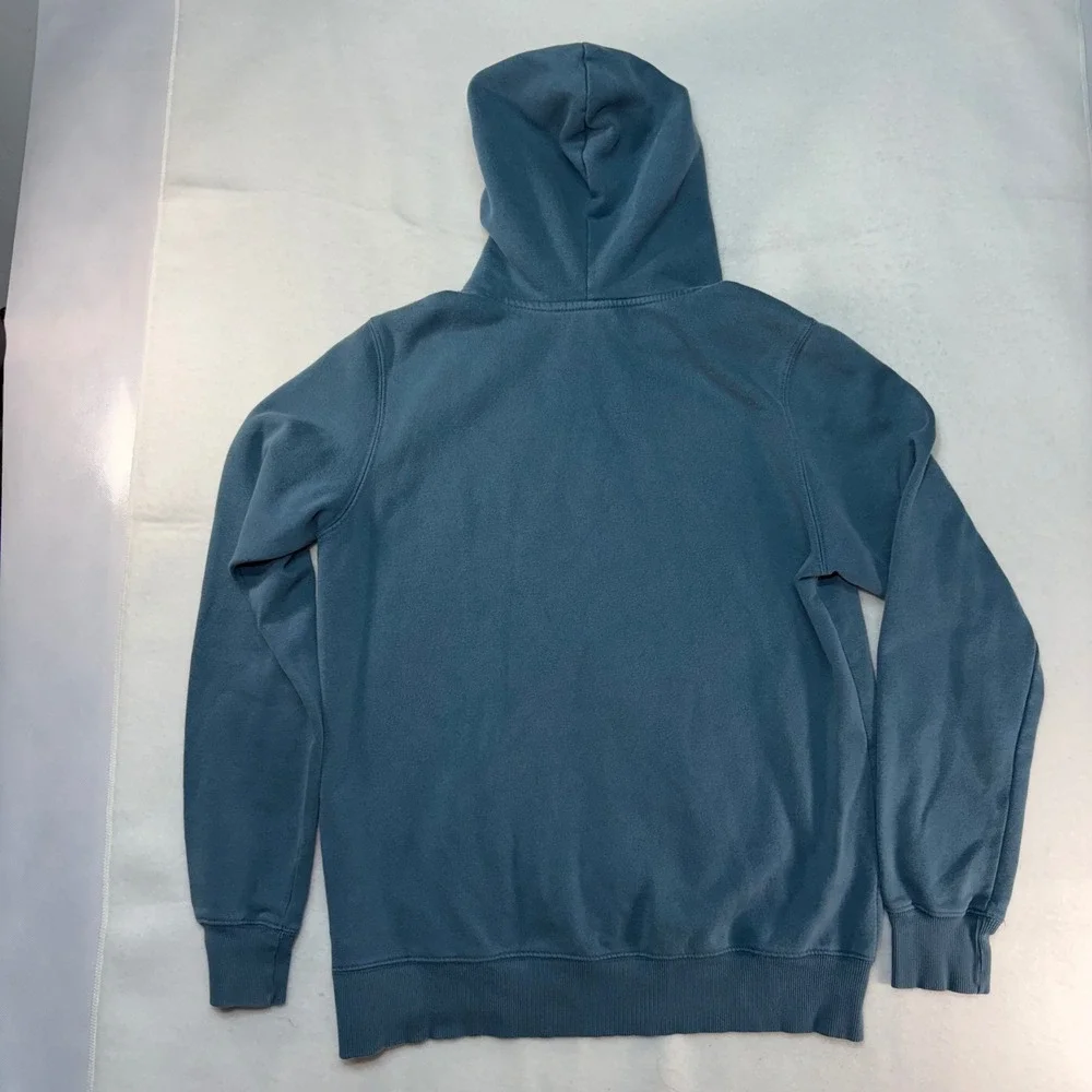 The North Face Mens Half Dome Logo Hoodie Blue Pullover Sweatshirt Size‎ M